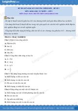 Đề thi giữa kì 1 KHTN 9 Kết nối tri thức - Đề số 3